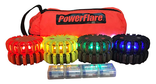 US Safety Solutions, LLC :: PowerFlare LED Lights :: Specialized Kits ::  Triage Marker Light 8-pk